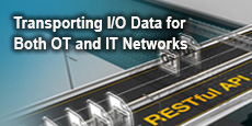 Transporting I/O Data for Both OT and IT Networks