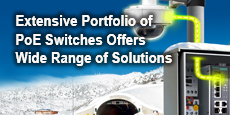 Extensive Portfolio of PoE Switches Offers Wide Range of Solutions